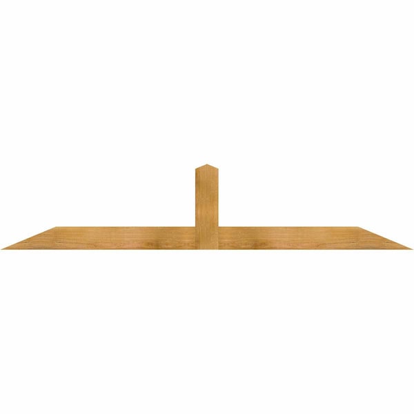 Ekena Millwork Portland Rough Sawn Timber Gable Bracket, Western Red Cedar, 72"W x 15"H x 2"D x 4"F, 5/12 Pitch GBW072X15X0204POR00RWR - main